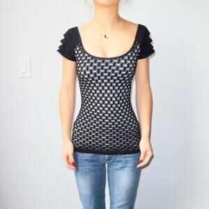 Bebe Women's Black Shirt